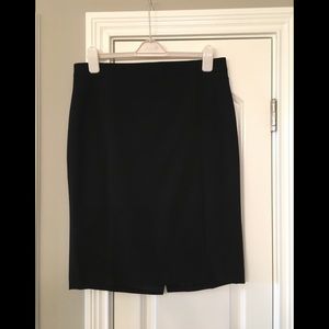 Ann Taylor black pencil skirt.  Size 12.  EUC